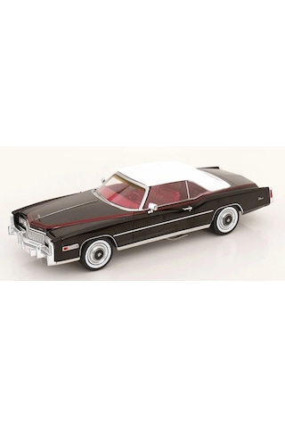 1:18 Ölçek Mcg 1976 Cadillac Eldorado Convertible Diecast Metal Minyatür Model Araba 25cm