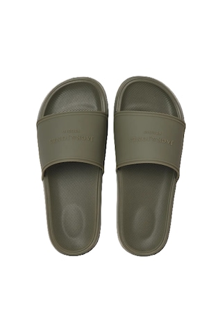 Jack & Jones Jack&jones Jfwartillery Moulded Slider Erkek Terlik 12292042 Yeşil