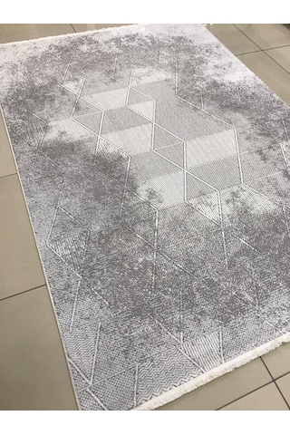 Merinos Halı Ritim 73344 095 Serisi Salon Oturma Yatak Odası Halısı Gri