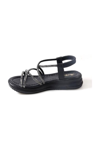 Papuçcity Sprs 02825 Kadın Günlük Taşlı Sandalet 001