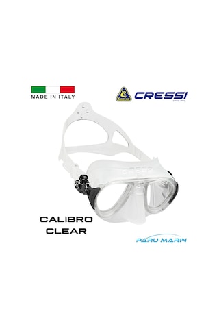 Parumarin Cressi Calibro Hd Clear Dalış Ve Yüzme Maskesi