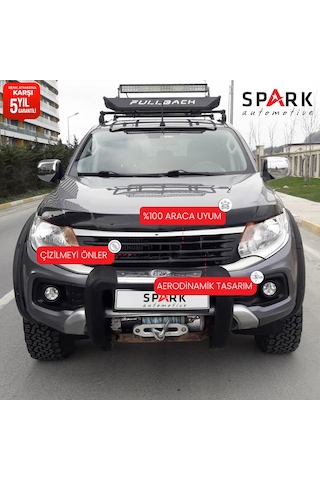 Fiat Fullback 2016- Yılı Ve Sonrası Uyumlu Kaput Rüzgarlığı 4mm