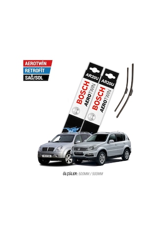 Ssangyong Rexton Silecek Takımı 2007-2016 Bosch Aerotwin