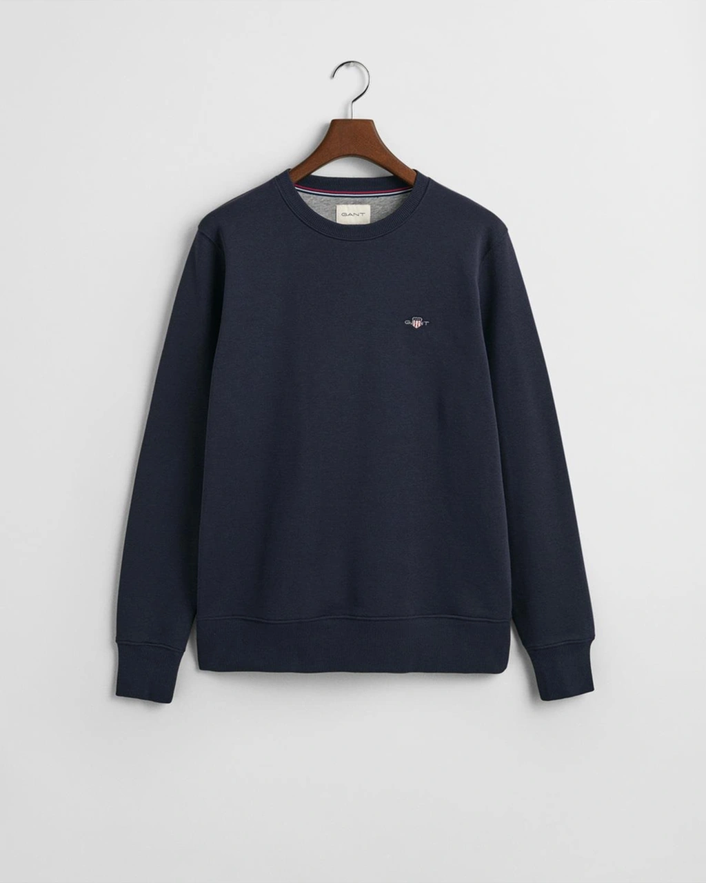Gant Erkek Lacivert Regular Fit Bisiklet Yaka Sweatshirt-10758 433-lacivert