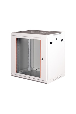 Lande - 12u 19" Duvar Tipi Rack Kabinet Genişlik: 600 Mm Derinlik: 450 Mm Açık Gri Demonte