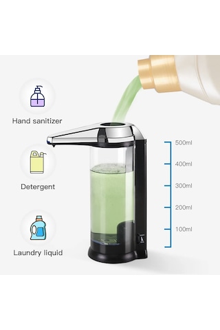 Smartgift Sensörlü Fotoselli Sıvı Sabunluk Dezenfektanlık 500ml