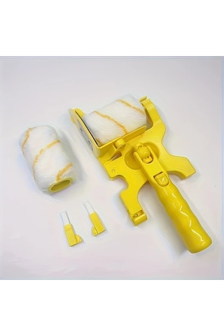 Techbloom 1 Set Cok Amacli İc Mekan Duvar Ve Tavan Boya Fircasi Plastik Kose Duzeltme Aleti Lateks Blok Detay Rulosu Dıy Ev Boyama Malzemeleri Long