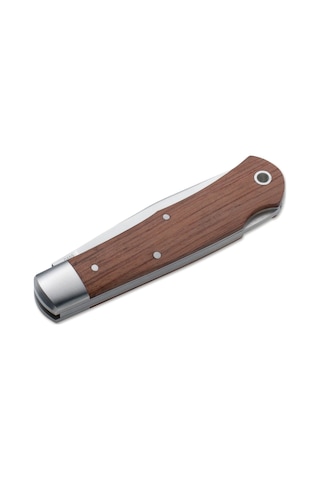 Böker Plus Lockback Bubinga Kamp Çakı Kahverengi - Gümüş