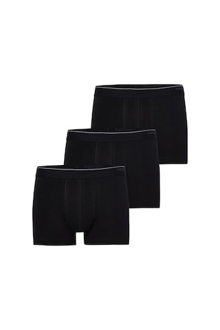 Blackspade Erkek Siyah Boxer Pamuklu 3'Lü Paket 9670