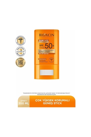 Bioxcin Sun Care Stick SPF 50 Hassas Bölgeler İçin Yüksek Korumalı Güneş KremiDry Touch, Mat