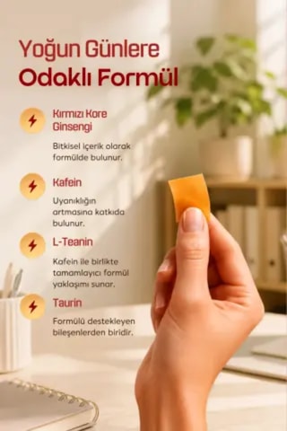 Fastlip Fastip Energy Strip Form 30 Film Tablet - Fast Enerji L-teanin, Ginseng, Kafein Ve Vitamin Aromasız