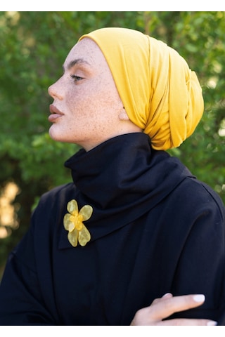 Mayovera Sweatshirt Kemik Broş Siyah