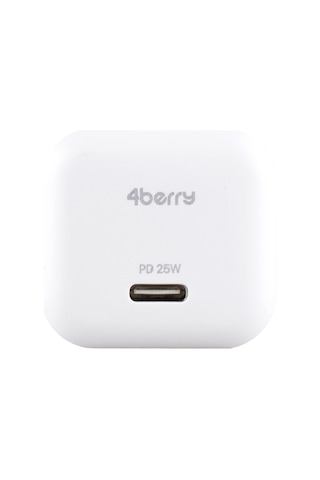 As74 25w Pd 3a Type-c Çıkışlı Şarj Adaptörü Başlık Beyaz