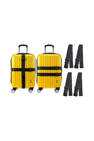 Balp Valiz Bavul Emniyet Kemeri 4 adet Siyah