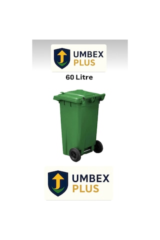 Umbex Plastik Çöp Konteyneri 60 Litre Plastik Konteyner - A Isıya Karşı Dayanıklı Malzeme Yeşil Umbex Plastik Çöp Konteyneri 60 Litre Plastik Konteyner - A Isıya Karşı Dayanıklı Malzeme Yeşil