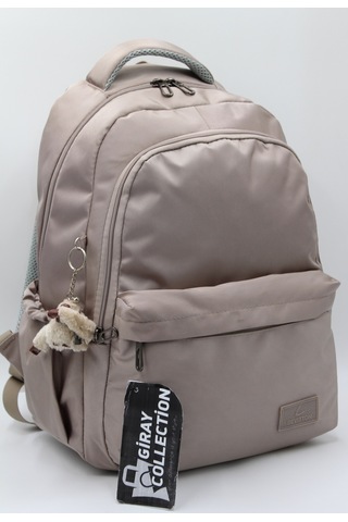 Su Geçirmez Özel Gry Kumaş Vizon Okul & Sırt Çantası 34100