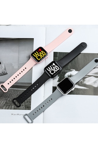 Tenfowee Xr4563 Led Elektronik Spor Saati - 50m Su Geçirmez, Gece Işığı, Tarih-ay Gösterimi, 24 Saat Ve Uzun Pil Ömrü - Siyah