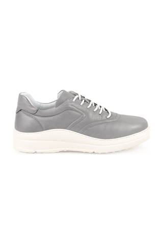Libero Lz4506 Dikiş Detaylı Antik Görünümlü Kalın Hafif Eva Taban Kadın Sneaker Gri
