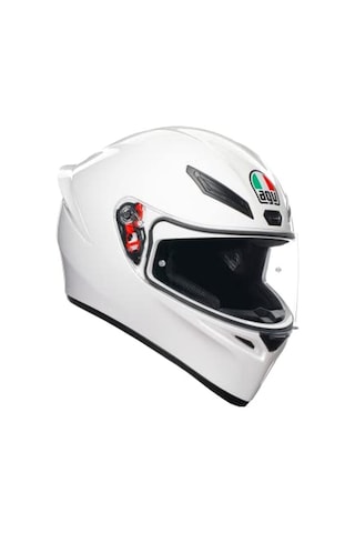 Agv K1 S Motosiklet Kaskı Mono Kapalı Kask White L Çok Renkli