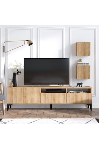 Decormet Lupin Tv Ünitesi Safir Meşe -dec-20040 Çok Renkli