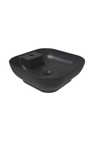 Bien MTLG04201FD1B7000 Motto Kare Lavabo Mat Siyah 42 CM