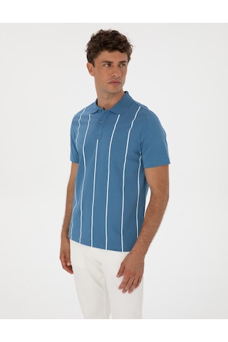 Pierre Cardin Erkek Mavi Tişört 50310158-vr036 Mavi