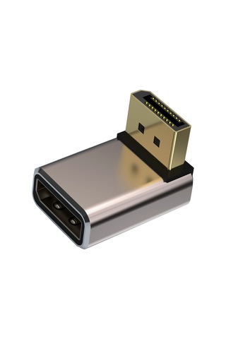 Sones Junsunmay 8k 60hz Pd1.4 Erkek Displayport - Dişi Displayport Adaptör Dönüştürücü, Açı: Aşağı