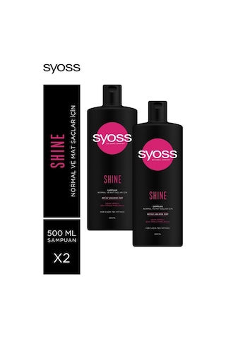 Syoss Shine Şampuan 2 x 500 ML