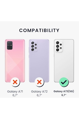 Teknomoda Samsung Uyumlu Galaxy A73 Kilif Tam Korumali Içi Kadife Silikon Kapak 404477058