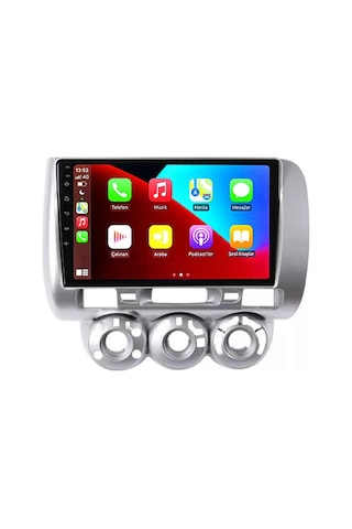 Honda JAZZ/CİTY 2002-2008 Android 4 Gb + 64 Gb Rom Carplay Multimedya