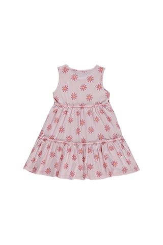 Civil Girls Papatya Desenli 6-9 Yaş Elbise - Pudra