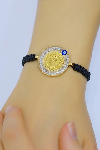 Ipli Çeyrekli Bileklik N11.12328 Sarı Altın