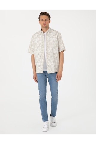 Pierre Cardin Erkek Açık Mavi Pantolon Jean 50302721-vr003 Açık Mavi