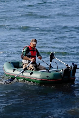 Oslo Fishing Team 2.40mt Haki Şişme Bot Haibo Et-54 Deniz-göl Bot Seti