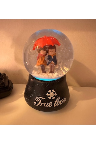 True Love Aşk Işıklı Ve Müzikli Kar Küresi Büyük Boy