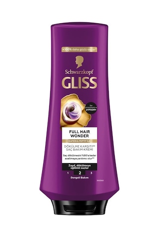 Gliss Full Hair Wonder Dökülme Karşıtı Saç Bakım Kremi 360 Mlx3 Adet set-hnkl-1515-753