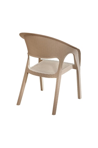 2 Adet Garden Cappucino Sandalye Bej