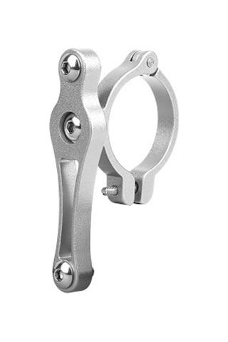 Fosenze Alüminyum Bisiklet Su Sise Kapsülü Adaptörü - Sabit Konumlandırma, Çarpıtlara Dayanıklı, Tek Vidalı, Gümüş Renkli Aksesuar