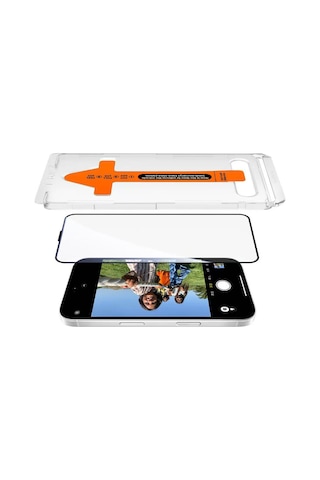 Apple Uyumlu iPhone 14 Pro Max Zore 3d Oliv Hd Temperli Cam Ekran Koruyucu + Kolay Uygulama Aparatı - Şeffaf
