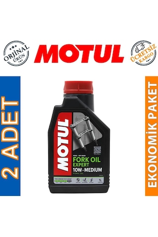 Motul Fork Oil Expert Medium 10w 1 Lt Amartisör Yağı (2 Adet)