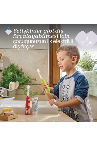 Chicco Elektrikli Diş Fırçası 3+ Ay Tiger