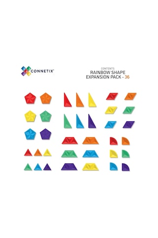 Connetix Rainbow Shape Expansion Set - 36 Parça Con-eu-36se