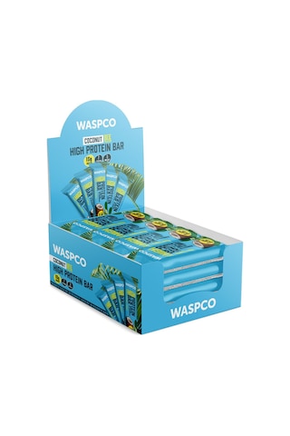 Waspco Co Yüksek Protein Bar - Hindistan Cevizli 50g X 12 Adet