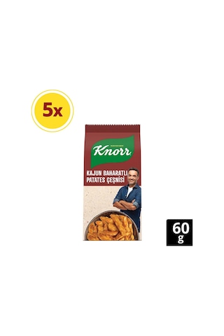 Knorr Kajun Baharatlı Patates Çeşnisi 5 x 60 G