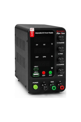 Marxlow Sps-3010v 30v 10a 300w Ayarlanabilir Dijital Dc Laboratuvar Güç Kaynağı Usb & Type-c