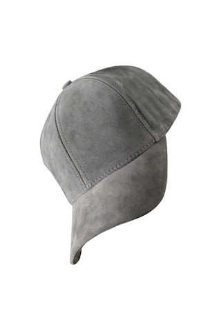 Uniquetrenders Unisex Vegan Süet Şapka Gri