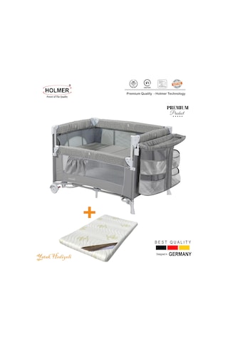 Holmer Coolstyle Oyun Parkı/Anne Yanı/Park Yatak Multi Pro + Yatak