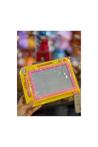 Manyetik Yazı Tahtası Büyük 25x18cm Sarı