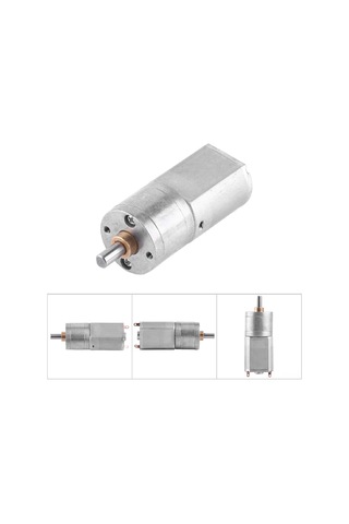 Dianziye Tam Metal Gövde 20mm Çaplı Yüksek Torklu 130 Dc Dişli Motoru 12v, 30rpm - Hız Azaltıcı Mekanizma