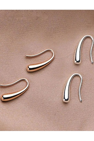 925 Ayar Gümüş Vintage Damla Küpe